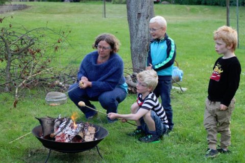 Popcornene poppede lystigt